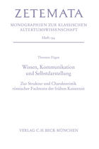 Couverture du livre « Wissen, Kommunikation und Selbstdarstellung » de Thorsten Fogen aux éditions C.h.beck