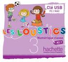 Couverture du livre « Les Loustics 3 : Manuel Numerique Enrichi Enseignant Sur Cle Usb » de Denisot-H et Capouet-M aux éditions Hachette Fle