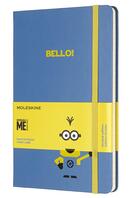 Couverture du livre « Minions carnet grand format ligné bleu » de  aux éditions Moleskine