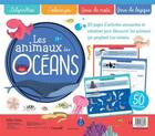 Couverture du livre « Les animaux des oceans » de Claire Chabot aux éditions Shoebox Media