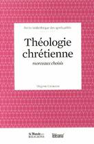 Couverture du livre « Théologie chrétienne » de Virginie Larousse aux éditions Garnier