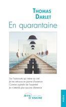 Couverture du livre « En quarantaine » de Thomas Darlet aux éditions Jets D'encre