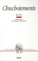 Couverture du livre « Chuchotements » de Un Ko aux éditions Belin