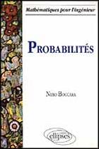 Couverture du livre « Probabilites » de Boccara Nino aux éditions Ellipses
