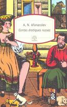 Couverture du livre « Contes érotiques russes » de A. N. Afanassiev aux éditions Motifs