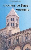 Couverture du livre « Clochers de Basse-Auvergne » de Maryse Pierre et Marcel Pierre aux éditions Creer