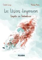 Couverture du livre « Les lésions dangereuses : enquête sur l'endométriose » de Camille Grange et Mathilde Manka aux éditions Flush