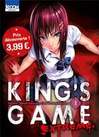 Couverture du livre « King's game extreme Tome 1 » de Nobuaki Kanazawa aux éditions Ki-oon