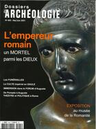 Couverture du livre « Dossiers d'archeologie n 405 - l'empereur romain - mai 2021 » de  aux éditions Faton Revue