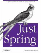 Couverture du livre « Just Spring » de Konda Madhusudhan aux éditions O'reilly Media