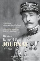 Couverture du livre « Journal du général Edmond Buat ; 1914-1923 » de Frédéric Guelton et Edmond Buat aux éditions Perrin