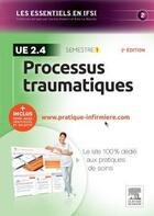 Couverture du livre « Processus traumatiques ; ue 2.4 » de Katy Le Neures aux éditions Elsevier-masson