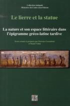 Couverture du livre « Lierre et la statue » de Garambois/Valla aux éditions Pu De Saint Etienne