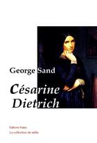 Couverture du livre « Césarine Dietrich » de George Sand aux éditions Paleo