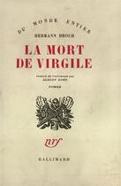 Couverture du livre « La mort de virgile » de Hermann Broch aux éditions Gallimard