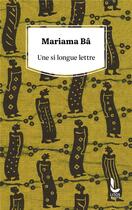 Couverture du livre « Une si longue lettre » de Mariama Ba aux éditions Litos