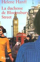 Couverture du livre « La duchesse de bloomsbury street » de Helene Hanff aux éditions Payot