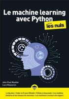 Couverture du livre « La machine learning et Python mégapoche pour les nuls » de John Paul Mueller et Luca Massaron aux éditions First Interactive