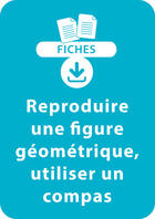 Couverture du livre « UNE FICHE PAR SEMAINE : géométrie ; CE2 ; fiches à photocopier » de Andre Michel aux éditions Retz