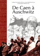 Couverture du livre « De Caen à Auschwitz » de  aux éditions Cahiers Du Temps