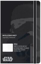 Couverture du livre « Agenda 2014 star wars semainier carnet noir poche » de Moleskine aux éditions Moleskine Papet
