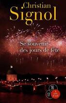 Couverture du livre « Se souvenir des jours de fête » de Christian Signol aux éditions A Vue D'oeil