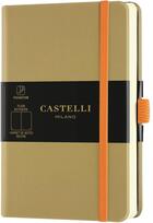 Couverture du livre « Carnet aquarela poche uni vert olive » de Castelli aux éditions Castelli Milano