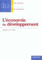 Couverture du livre « L'Economie Du Developpement » de Stephanie Treillet aux éditions Nathan