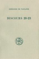 Couverture du livre « Discours 20-23 » de  aux éditions Cerf