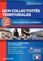 Couverture du livre « Collectivités territoriales ; QCM » de Gerard Terrien aux éditions Foucher
