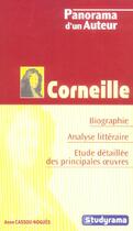 Couverture du livre « Corneille » de Anne Cassou-Nogues aux éditions Studyrama