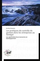 Couverture du livre « Les pratiques de contrôle de gestion dans les entreprises au Sénégal » de Boniface Bampoky aux éditions Presses Academiques Francophones