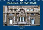 Couverture du livre « MONACO Le style royal (édition 2020) » de Carine Dito aux éditions Calvendo