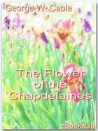 Couverture du livre « The Flower of the Chapdelaines » de George W. Cable aux éditions Ebookslib