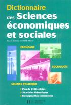 Couverture du livre « Dictionnaire des sciences économiques et sociales » de Rene Revol aux éditions Hachette Education