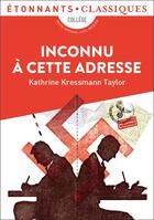 Couverture du livre « Inconnu a cette adresse » de Kathrine Kressmann Taylor aux éditions Flammarion