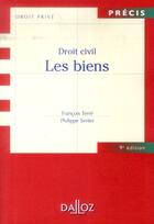 Couverture du livre « Droit civil ; les biens (9e édition) » de Francois Terre et Philippe Simler aux éditions Dalloz