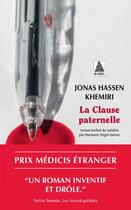 Couverture du livre « La clause paternelle » de Jonas Hassen Khemiri aux éditions Actes Sud