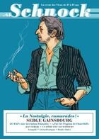 Couverture du livre « REVUE SCHNOCK n.6 ; Serge Gainsbourg » de Revue Schnock aux éditions La Tengo