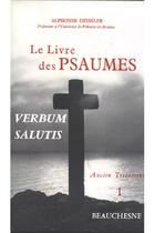 Couverture du livre « Le livre des Psaumes - Tome 1 - Tome 1 » de Alphonse Deissler aux éditions Beauchesne