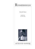 Couverture du livre « Rosmersholm » de Ibsen Henrik / Recoi aux éditions Actes Sud