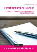 Couverture du livre « L'entretien clinique » de James Morrison aux éditions Mardaga Pierre