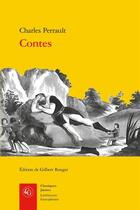 Couverture du livre « Contes » de Charles Perrault aux éditions Classiques Garnier