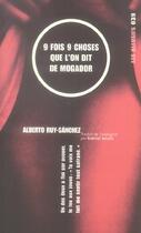 Couverture du livre « 9 x 9 choses que l'on dit de mogador. » de Alberto Ruy Sanchez aux éditions Les Allusifs