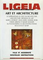 Couverture du livre « Ligeia n 33 art et architecture 2001 » de  aux éditions Revue Ligeia