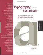 Couverture du livre « Typography essentials (paperback) » de Saltz Ina aux éditions Rockport