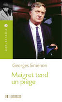 Couverture du livre « Maigret tend un piège » de Georges Simenon aux éditions Hachette Fle