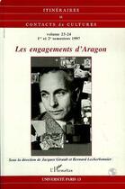 Couverture du livre « Les engagements d'aragon (n 23-24) - vol23 » de Lecherbonnier aux éditions Editions L'harmattan