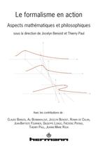 Couverture du livre « Le formalisme en action » de  aux éditions Hermann