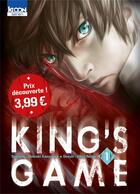 Couverture du livre « King's game Tome 1 » de Nobuaki Kanazawa aux éditions Ki-oon